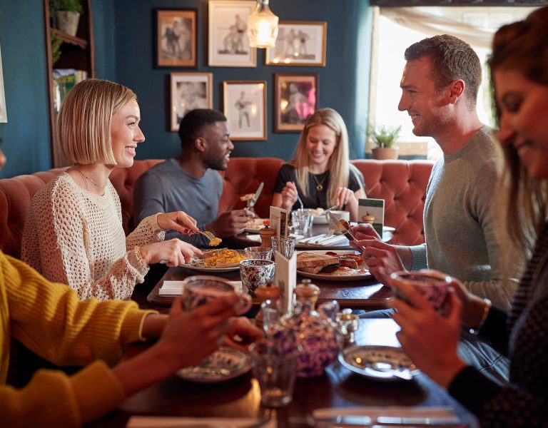 tourists in napa enjoy a casual breakfast restaurant